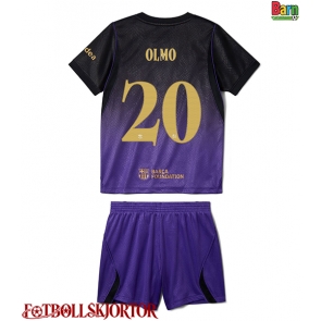 Barcelona Dani Olmo #20 Borta Kläder Barn 2026-27 Kortärmad (+ Korta byxor)